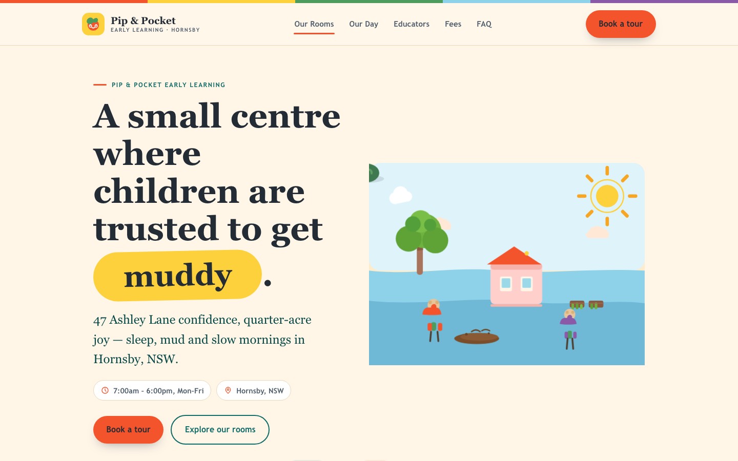 Pip & Pocket site built by DeepSeek V4 Flash