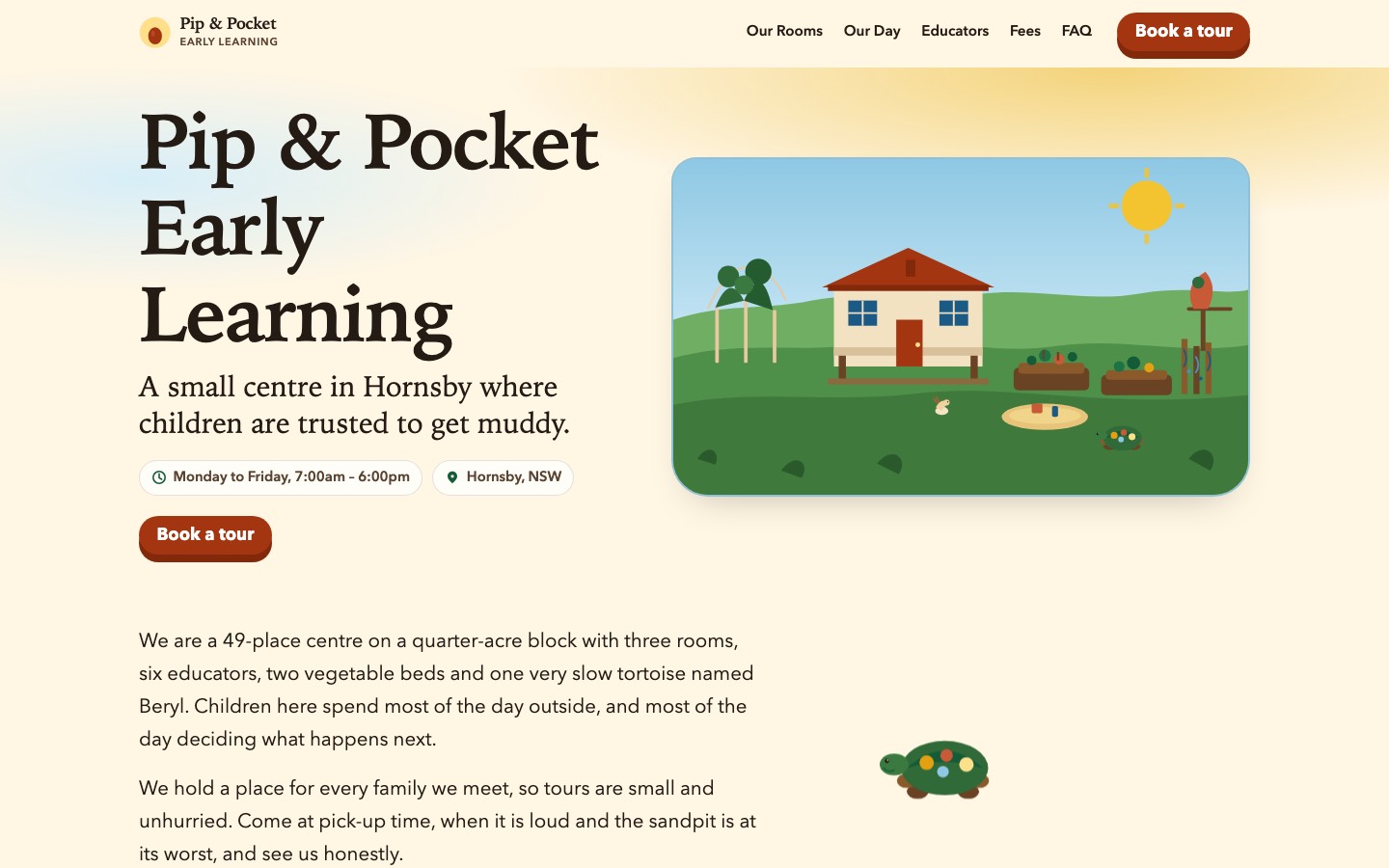 Pip & Pocket site built by Grok 4.6