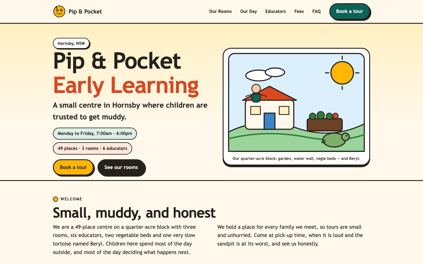 Pip & Pocket site built by Muse Spark 1.3