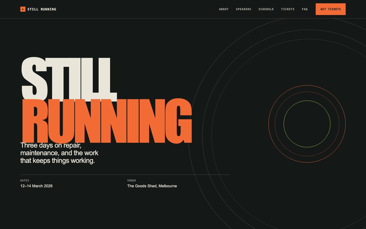 Still Running site built by GPT-5.6 Luna