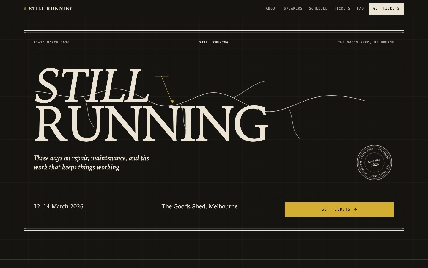 Still Running site built by Grok 4.6