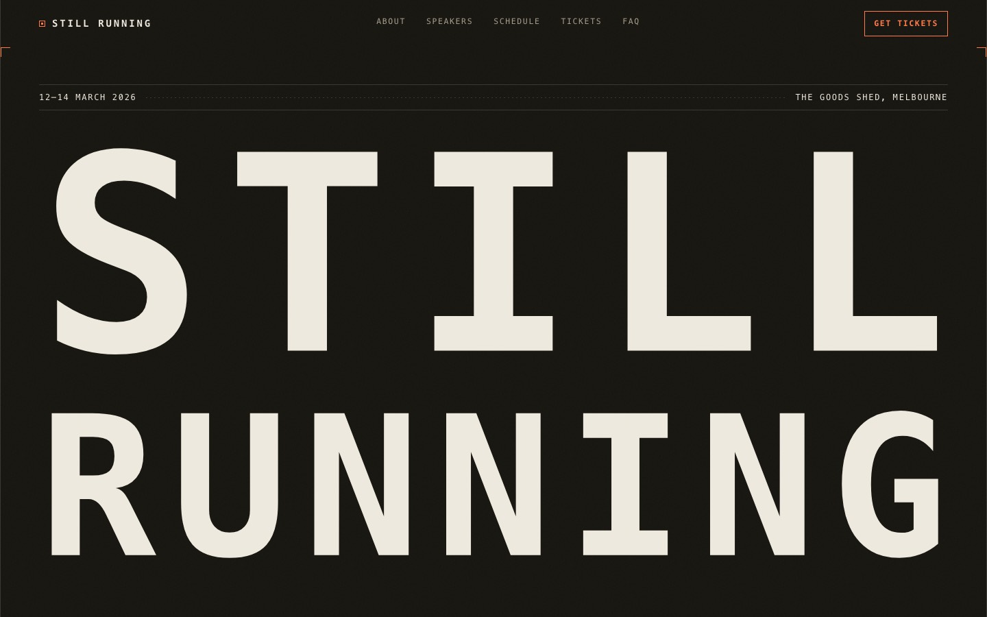 Still Running site built by Claude Opus 5
