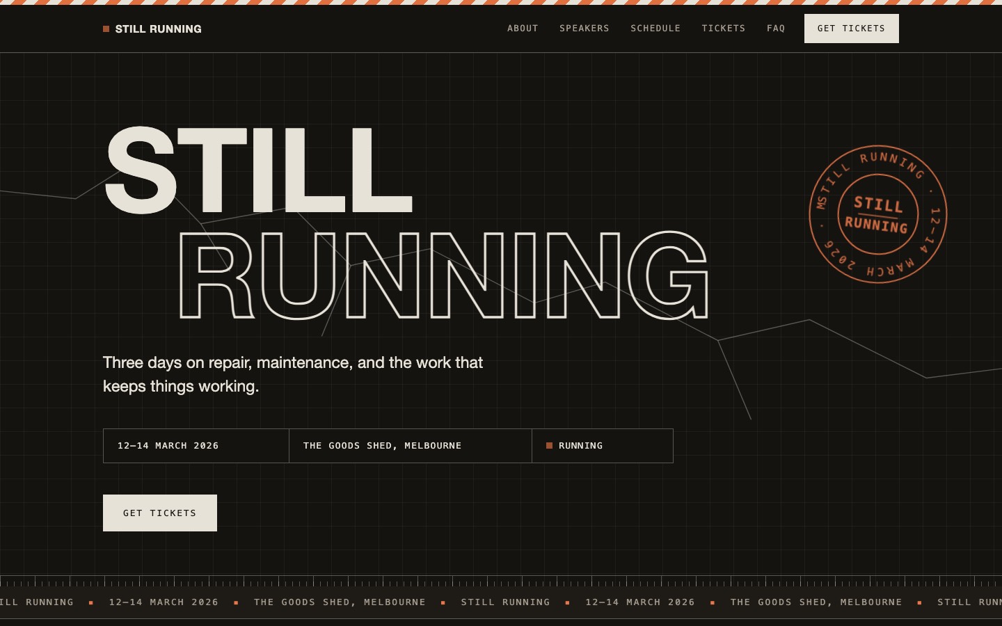 Still Running site built by Qwen3.8-Max
