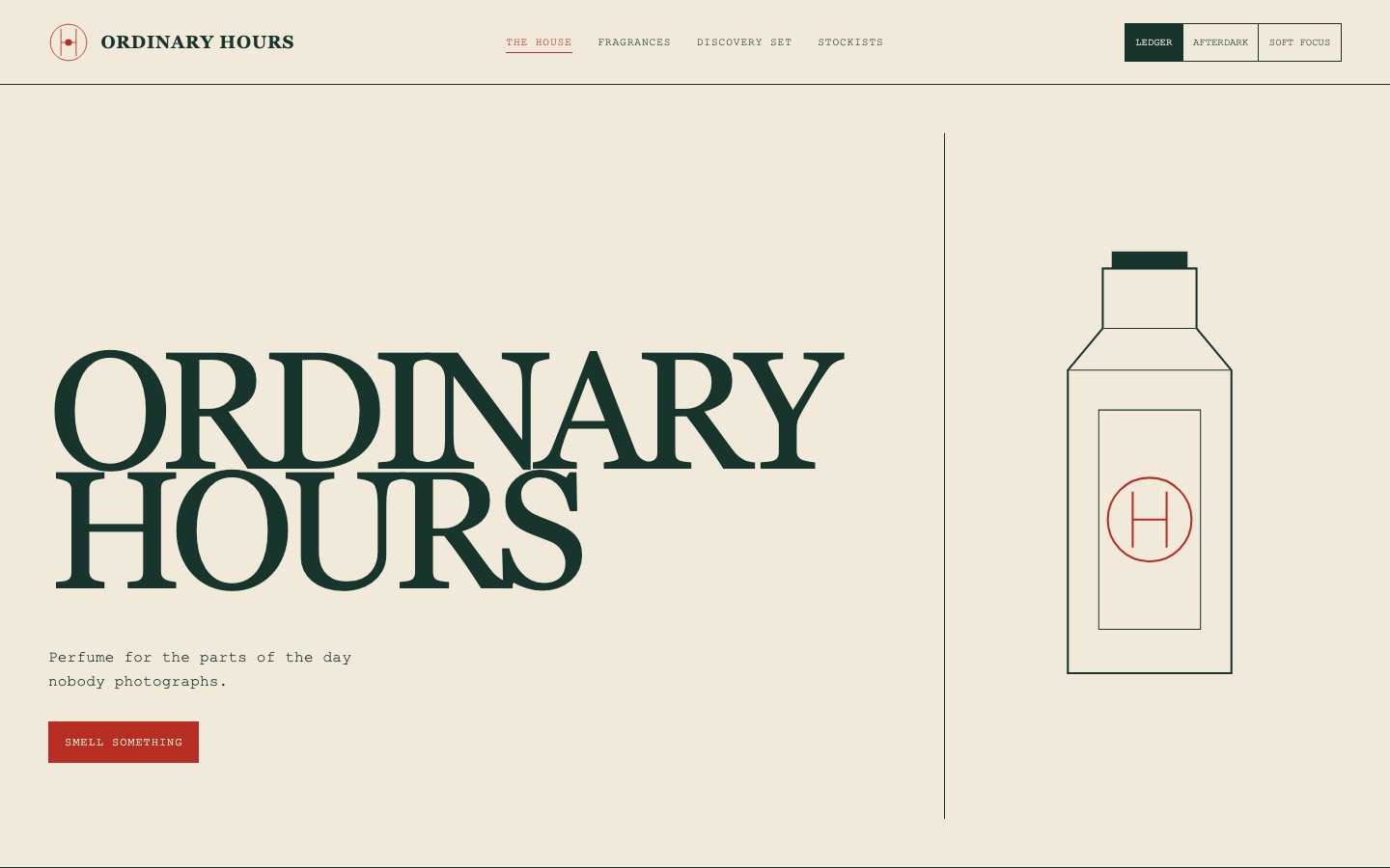 Ordinary Hours site built by GPT-5.6 Sol