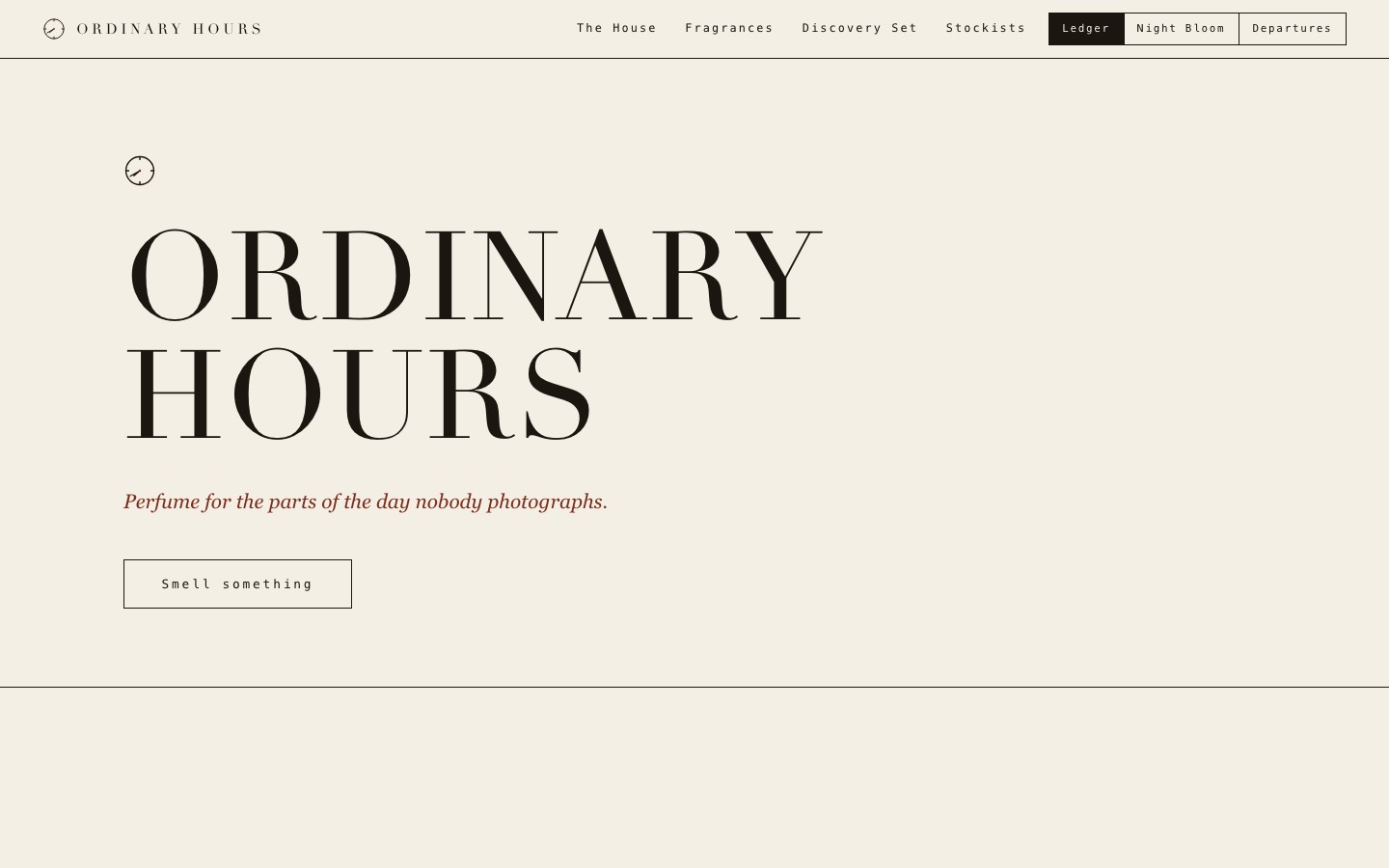 Ordinary Hours site built by Qwen3.8-Max